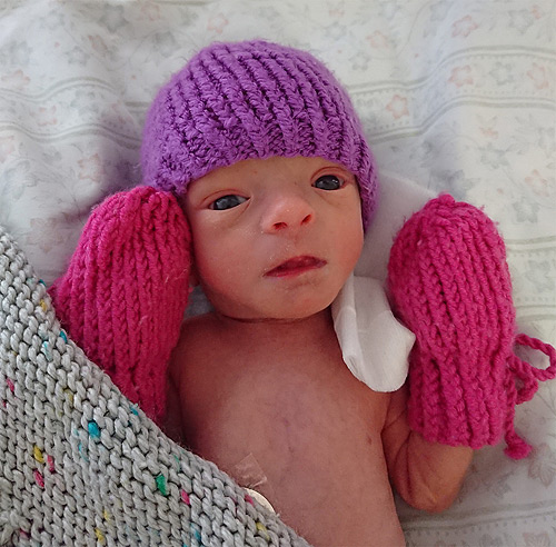 Me: Jasmine Quintus, just half a day old